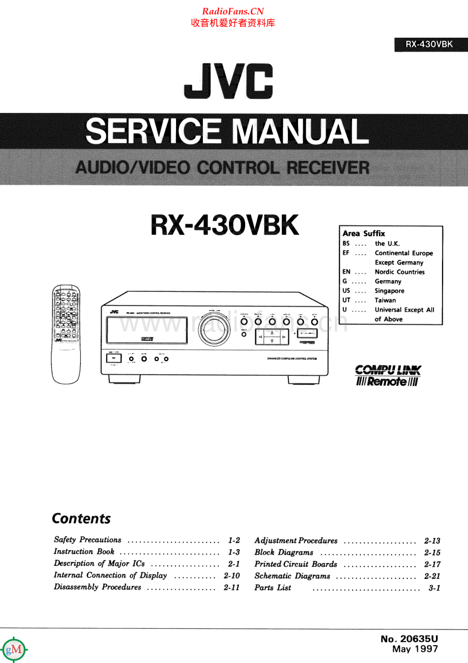 JVC-RX430VBK-rec-sm 维修电路原理图.pdf_第1页