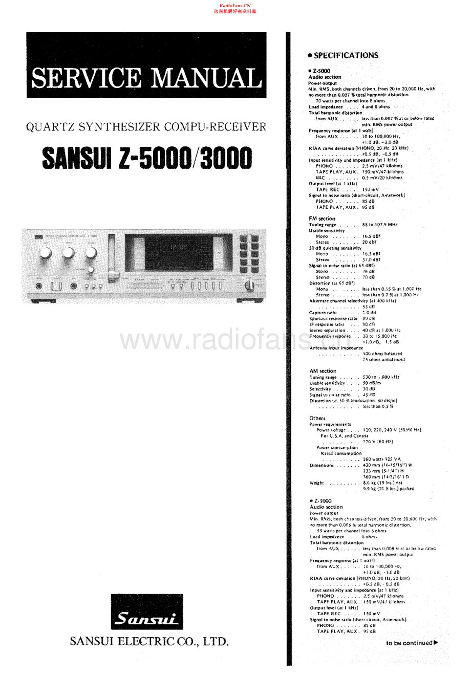 Sansui-Z3000-rec-sm 维修电路原理图.pdf_第1页