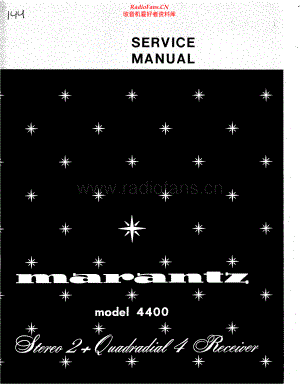 Marantz-4400-rec-sm 维修电路原理图.pdf