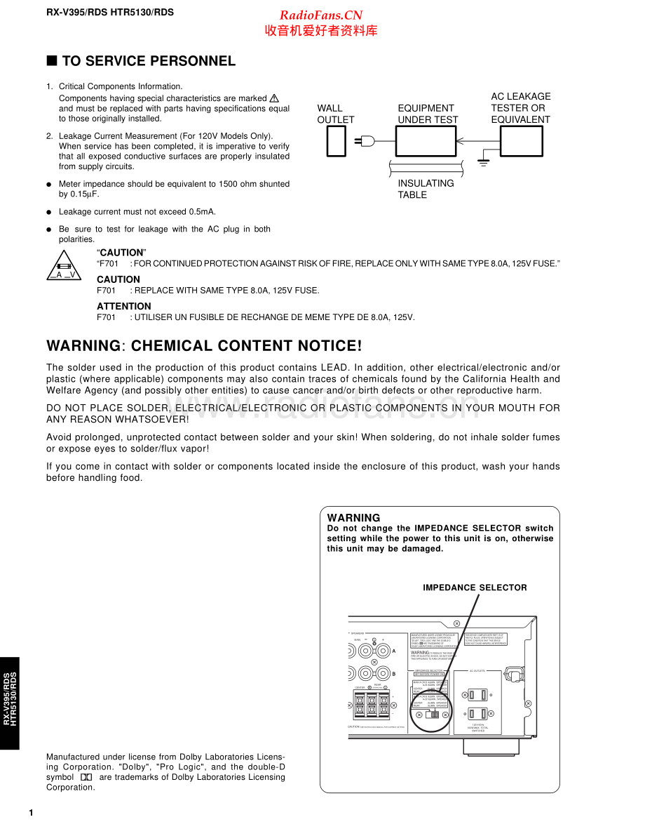 Yamaha-HTR5130-rec-sm 维修电路原理图.pdf_第2页