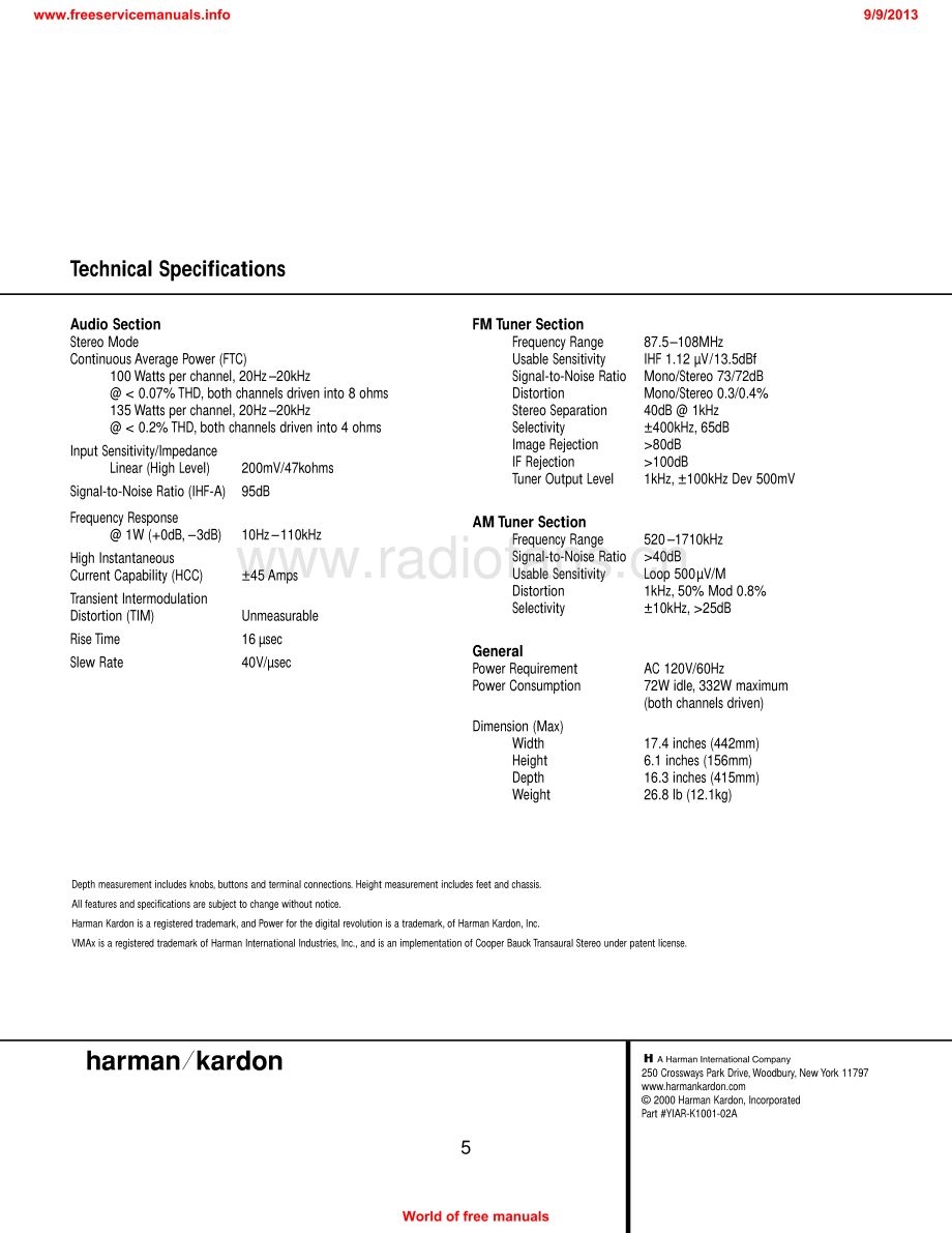 HarmanKardon-3370-rec-sm维修电路原理图.pdf_第3页