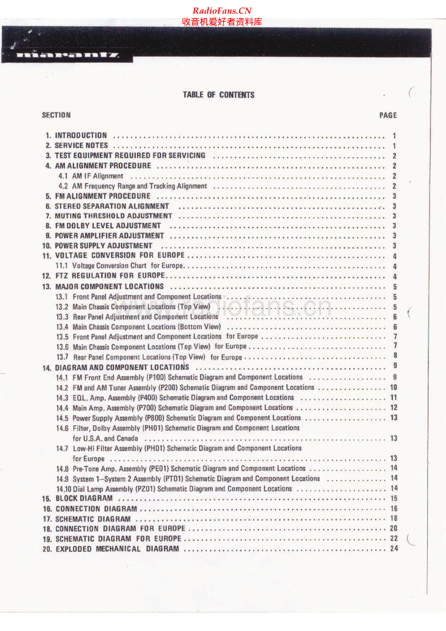 Marantz-2252-rec-sm 维修电路原理图.pdf_第1页