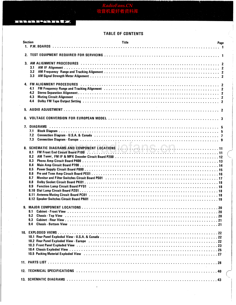 Marantz-2265B-rec-sm 维修电路原理图.pdf_第2页