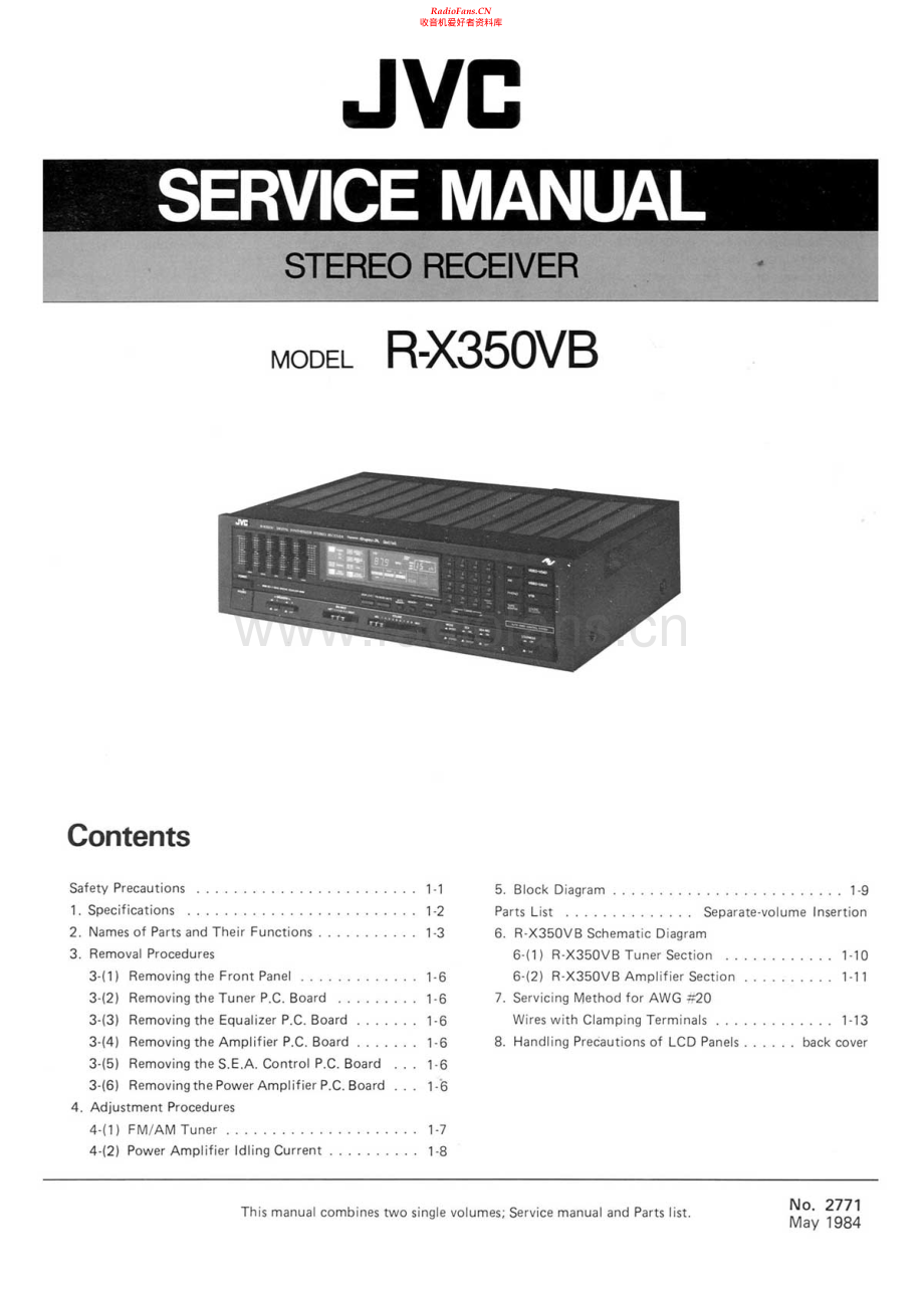 JVC-RX350VBK-rec-sm 维修电路原理图.pdf_第1页