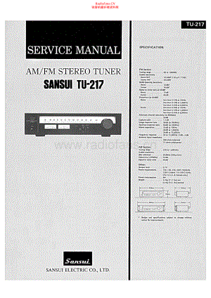 Sansui-TU217-tun-sm 维修电路原理图.pdf