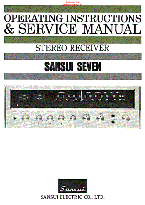 Sansui-Seven-rec-sm 维修电路原理图.pdf