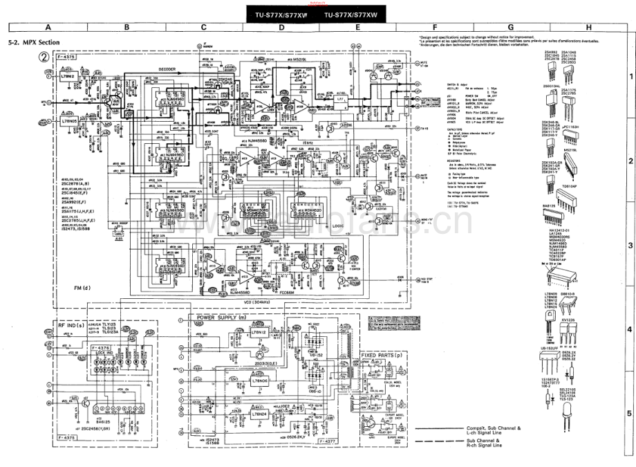 Sansui-TUS77XW-tun-sch 维修电路原理图.pdf_第2页