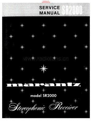 Marantz-SR2000-rec-sm 维修电路原理图.pdf