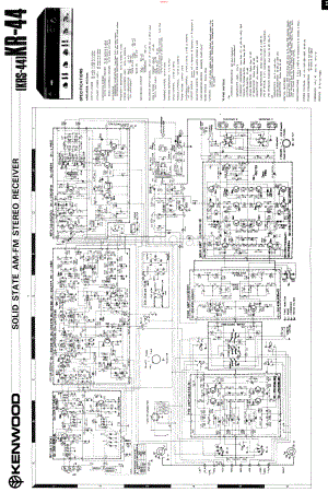 Kenwood-KR44-rec-sch 维修电路原理图.pdf