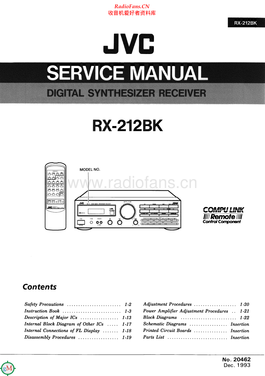 JVC-RX212BK-rec-sm 维修电路原理图.pdf_第1页