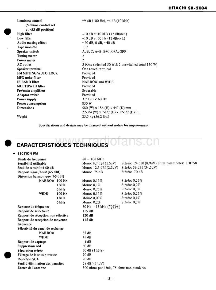 Hitachi-SR2004-rec-sm 维修电路原理图.pdf_第3页