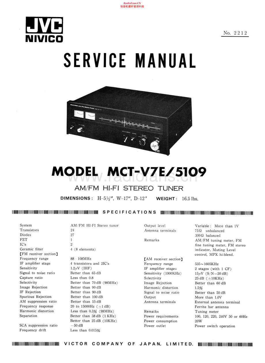 JVC-MCT5109-tun-sm 维修电路原理图.pdf_第1页