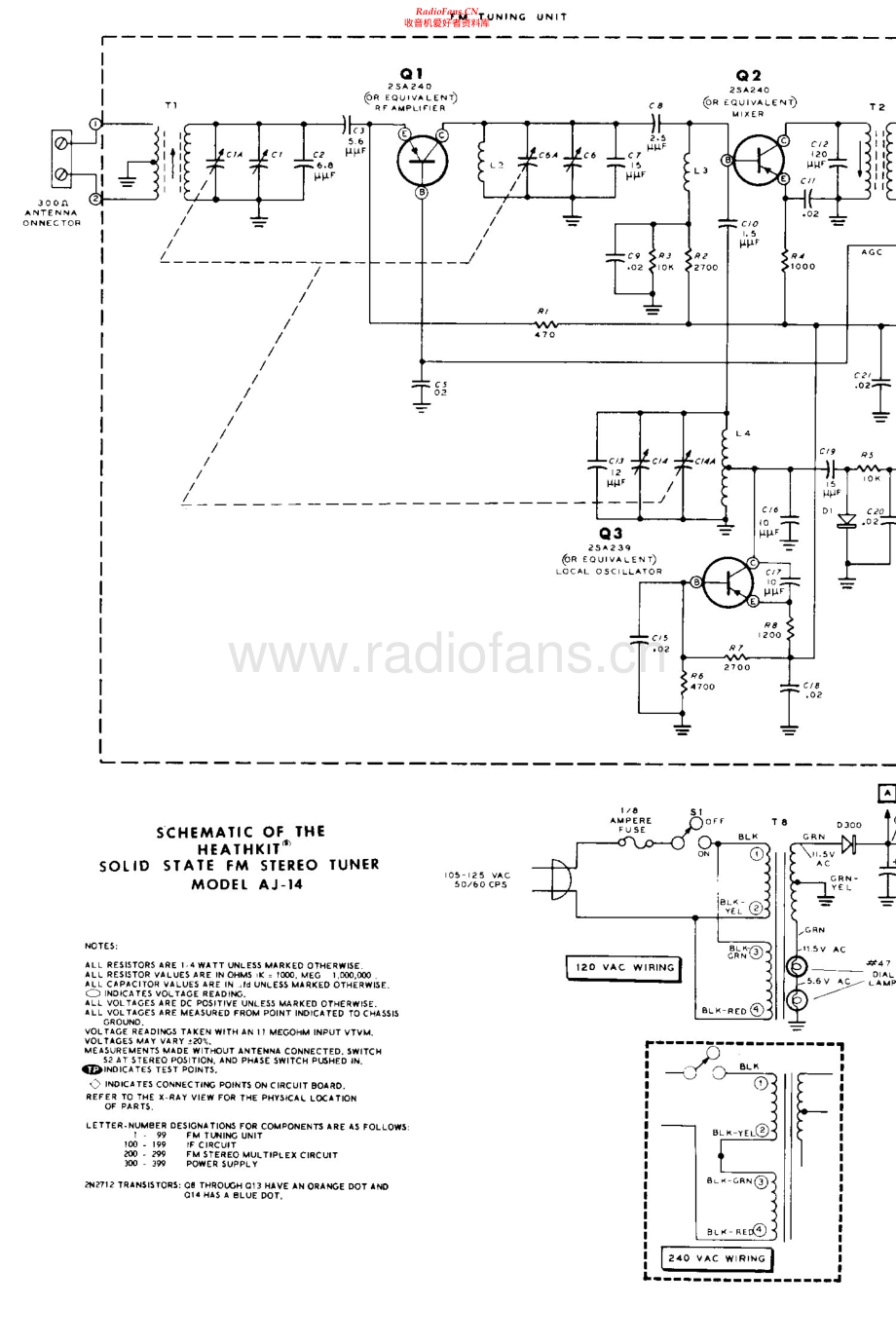 Heathkit-AJ14-tun-sch2 维修电路原理图.pdf_第1页