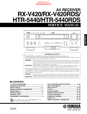 Yamaha-RXV420RDS-rec-sm(1) 维修电路原理图.pdf