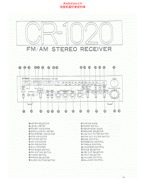 Yamaha-CR1020-rec-sm 维修电路原理图.pdf