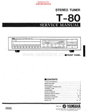 Yamaha-T80-tun-sm(1) 维修电路原理图.pdf