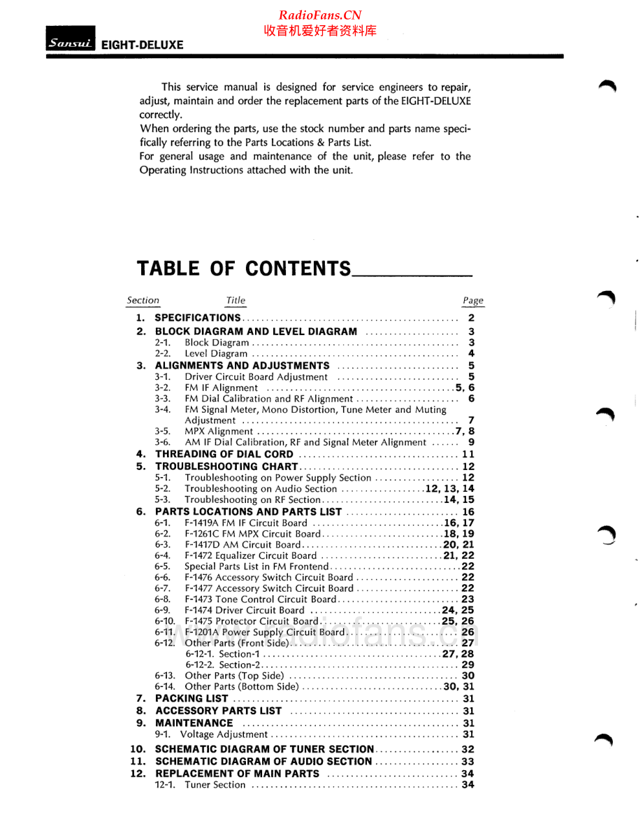 Sansui-8-rec-sm 维修电路原理图.pdf_第2页