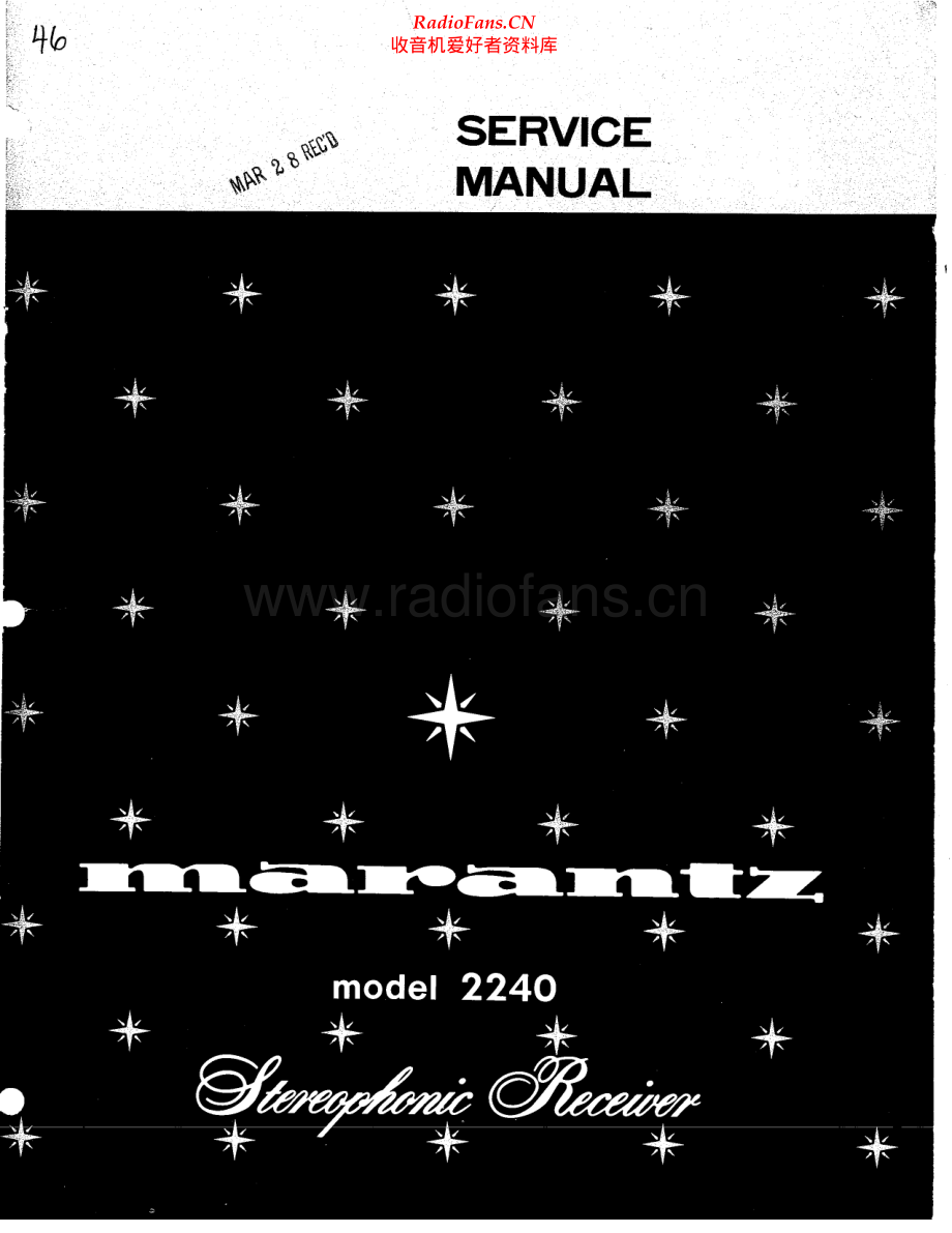 Marantz-2240-rec-sm 维修电路原理图.pdf_第1页