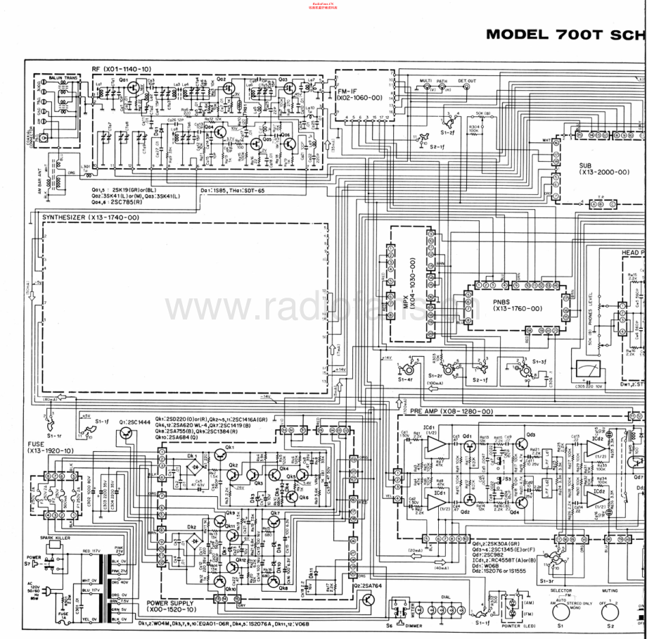 Kenwood-700T-tun-sch 维修电路原理图.pdf_第1页