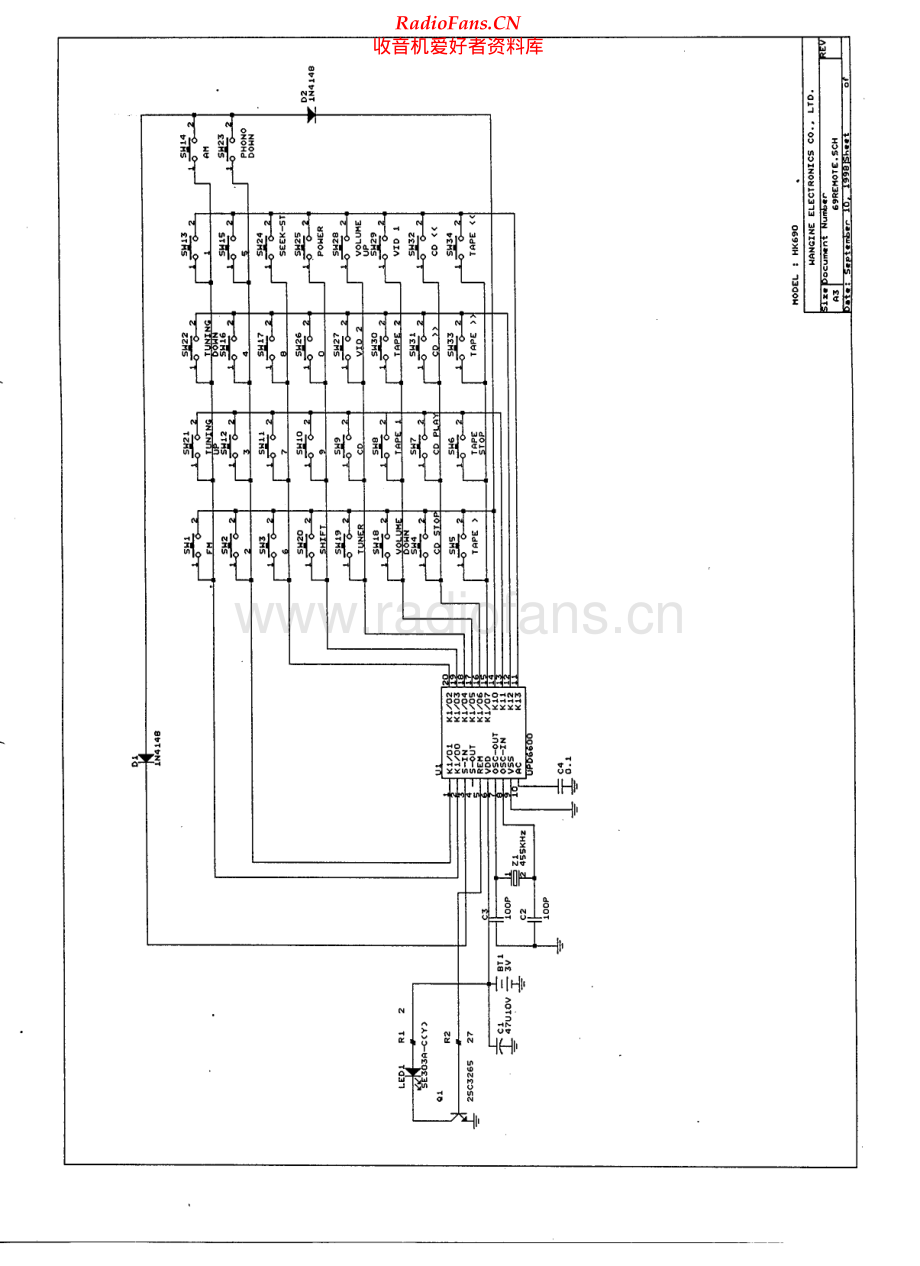 HarmanKardon-HK690-rec-sch维修电路原理图.pdf_第1页