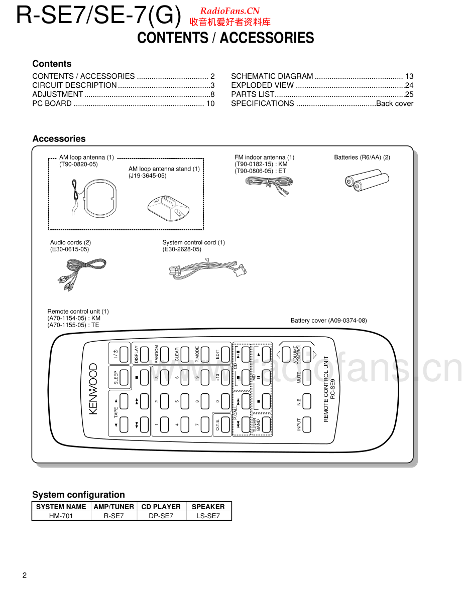 Kenwood-SE7-rec-sm 维修电路原理图.pdf_第2页