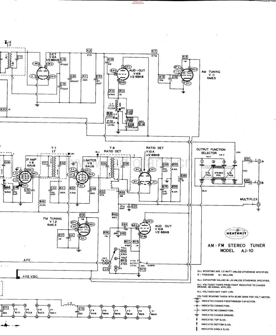 Heathkit-AJ10-tun-sch 维修电路原理图.pdf_第2页