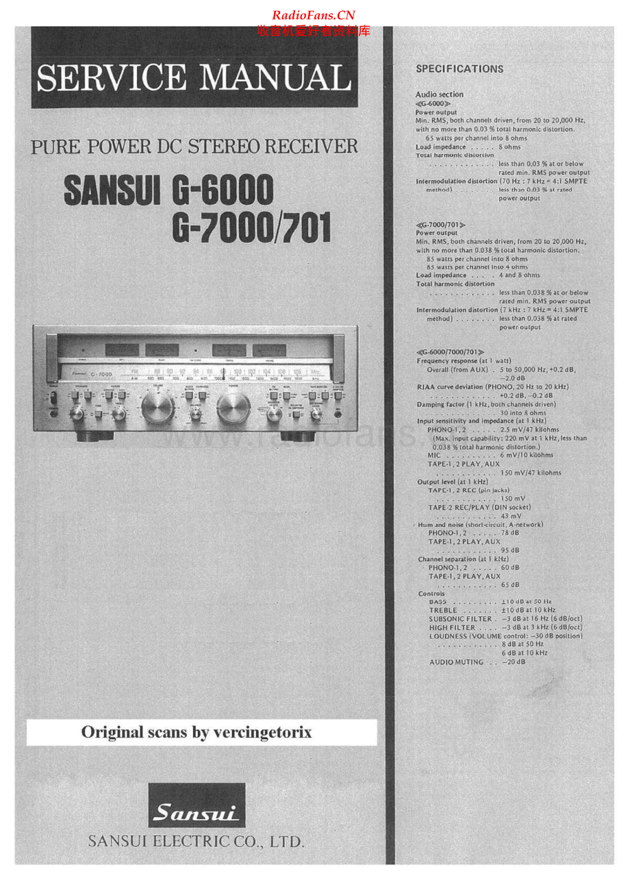 Sansui-G701-rec-sm 维修电路原理图.pdf_第1页