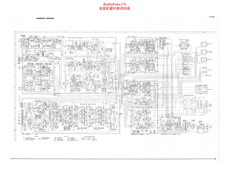 Yamaha-CR2020-rec-sch 维修电路原理图.pdf_第1页