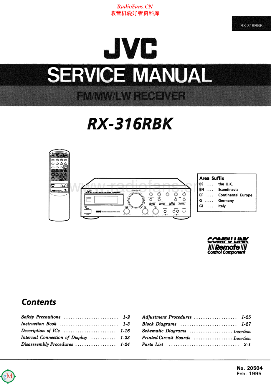 JVC-RX316RBK-rec-sm 维修电路原理图.pdf_第1页