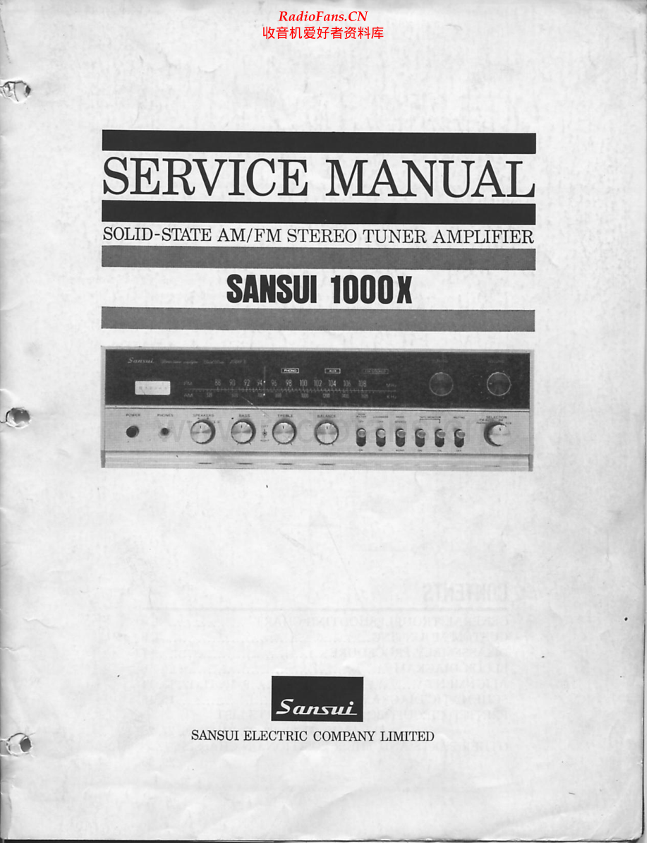 Sansui-1000X-rec-sm 维修电路原理图.pdf_第1页