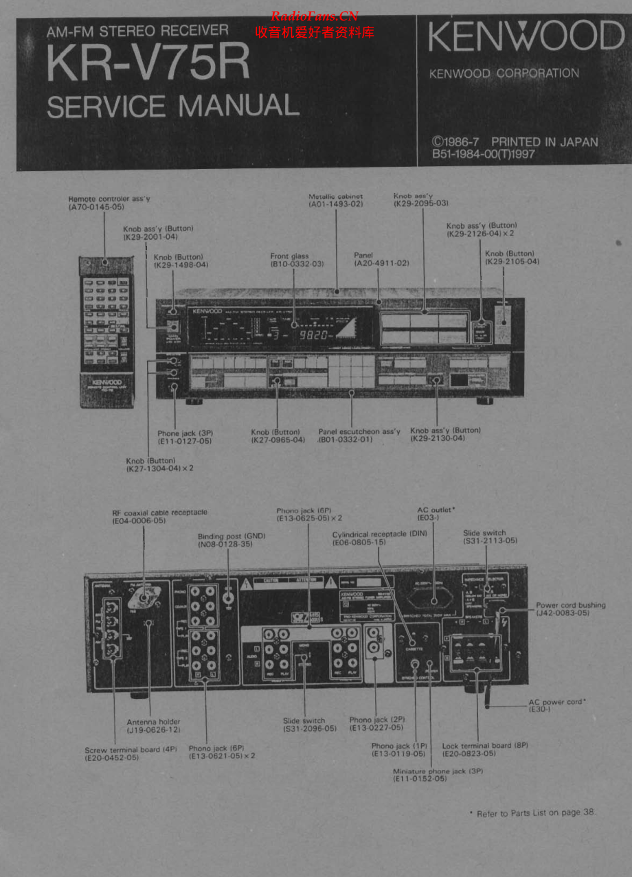 Kenwood-KRV75R-rec-sm 维修电路原理图.pdf_第1页