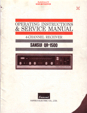 Sansui-QR1500-rec-sm 维修电路原理图.pdf