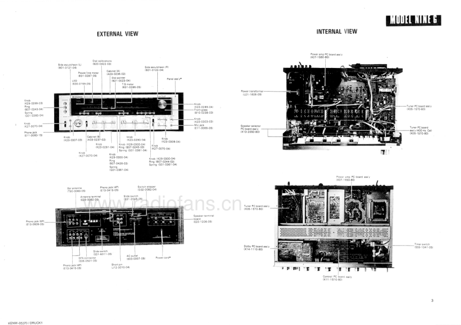 Kenwood-KR9000G-rec-sm 维修电路原理图.pdf_第3页