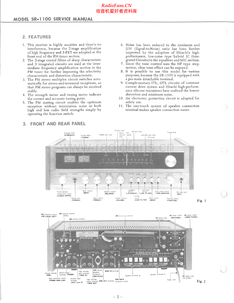 Hitachi-SR1100-rec-sm 维修电路原理图.pdf_第2页