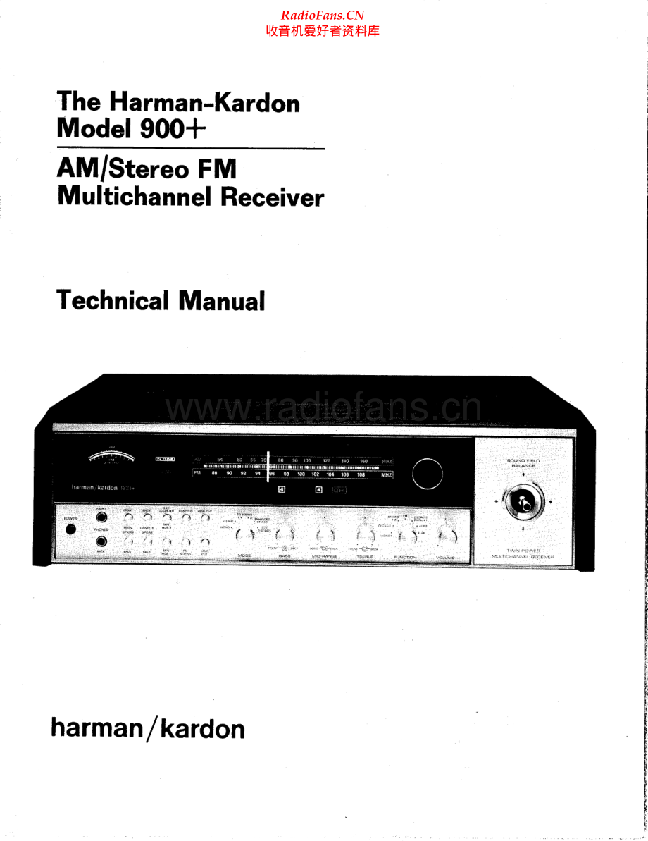 HarmanKardon-900PLUS-rec-sm维修电路原理图.pdf_第1页