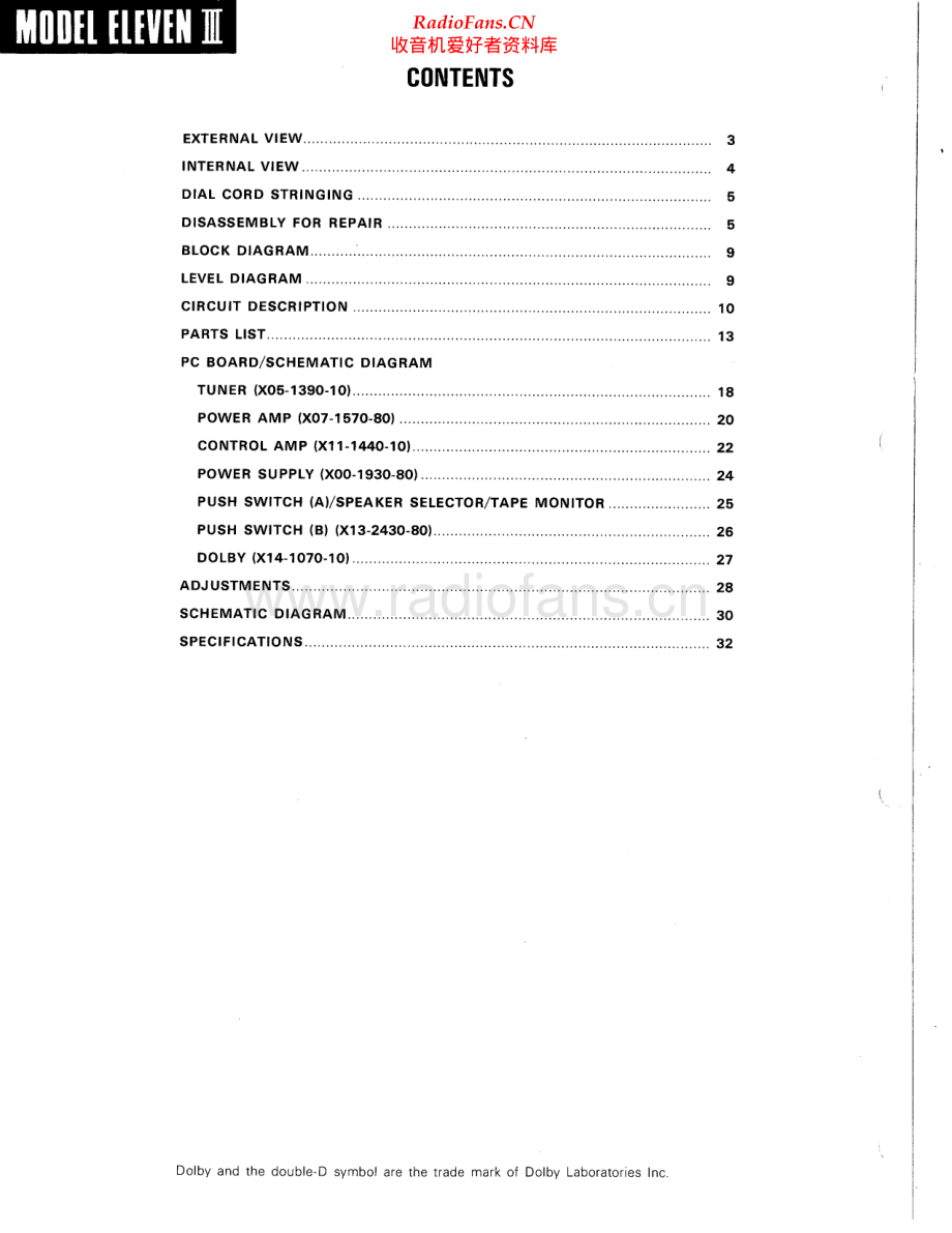 Kenwood-Elevenlll-rec-sm 维修电路原理图.pdf_第2页