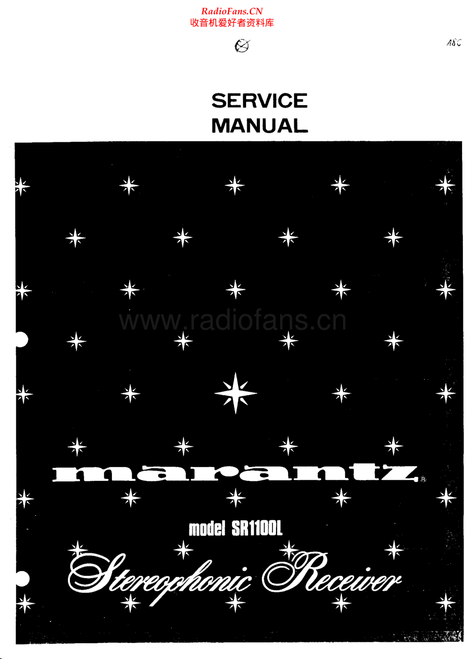 Marantz-SR1100-rec-sm 维修电路原理图.pdf_第1页