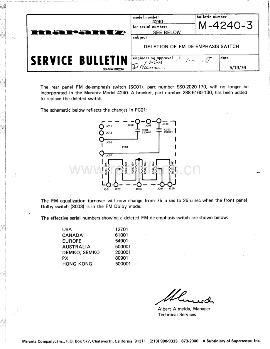 Marantz-4240-rec-sm 维修电路原理图.pdf_第3页