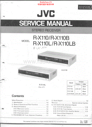 JVC-RX110B-rec-sm 维修电路原理图.pdf