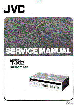 JVC-TX2-tun-sm 维修电路原理图.pdf