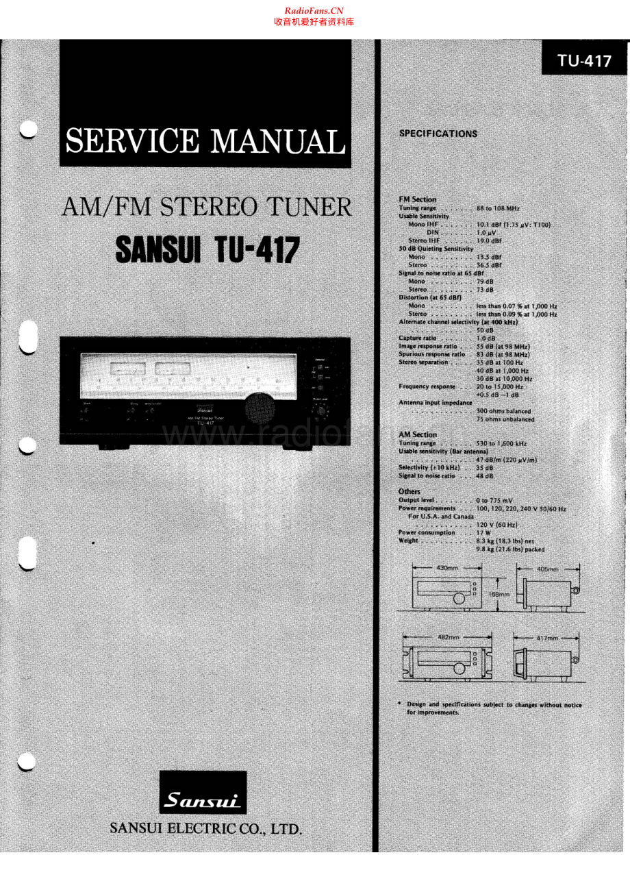 Sansui-TU417-tun-sm 维修电路原理图.pdf_第1页