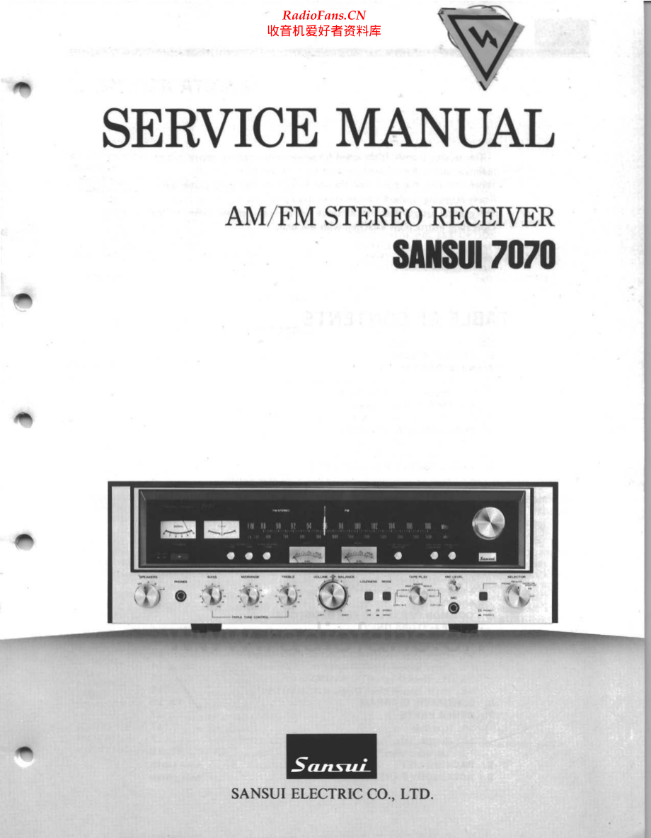 Sansui-7070-rec-sm 维修电路原理图.pdf_第1页