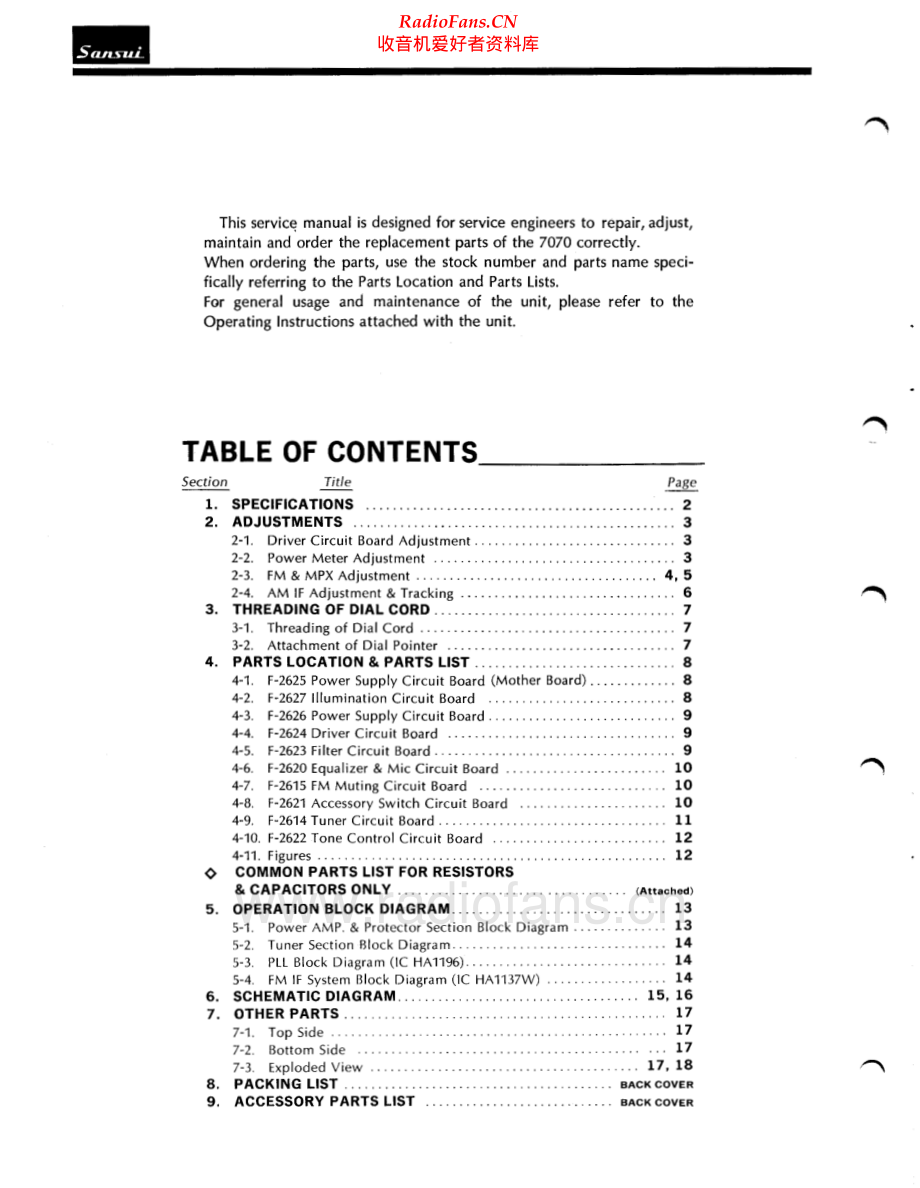 Sansui-7070-rec-sm 维修电路原理图.pdf_第2页