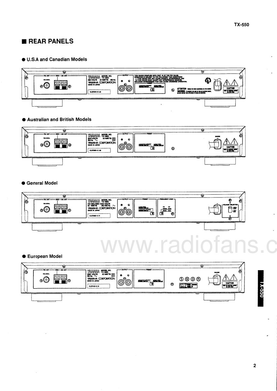 Yamaha-TX550-tun-sm(1) 维修电路原理图.pdf_第3页