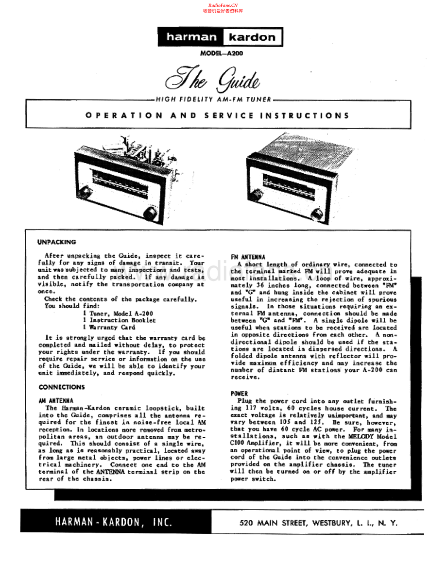 HarmanKardon-A200-tun-sm维修电路原理图.pdf_第1页