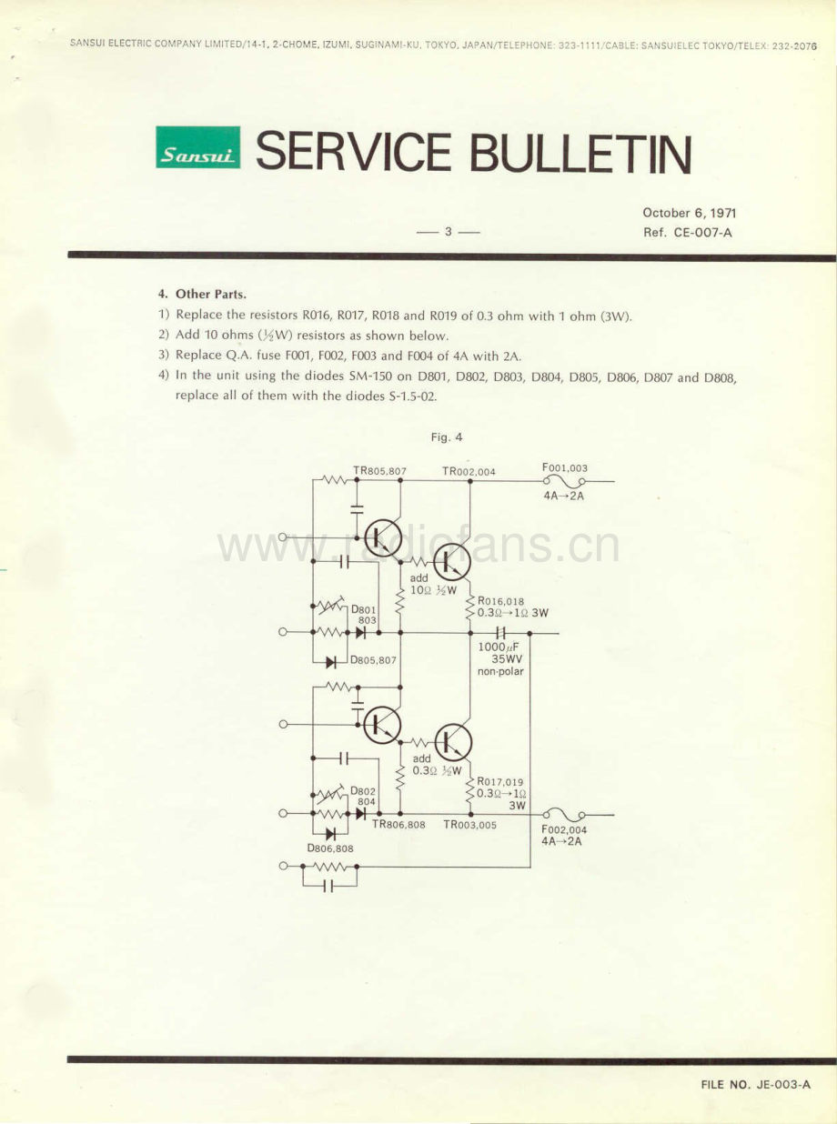 Sansui-3000A-rec-si 维修电路原理图.pdf_第3页