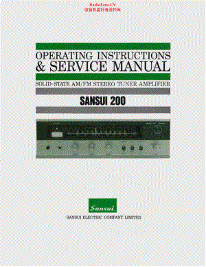 Sansui-200-rec-sm 维修电路原理图.pdf