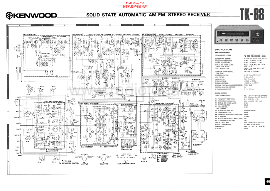 Kenwood-TK88-rec-sch 维修电路原理图.pdf_第1页