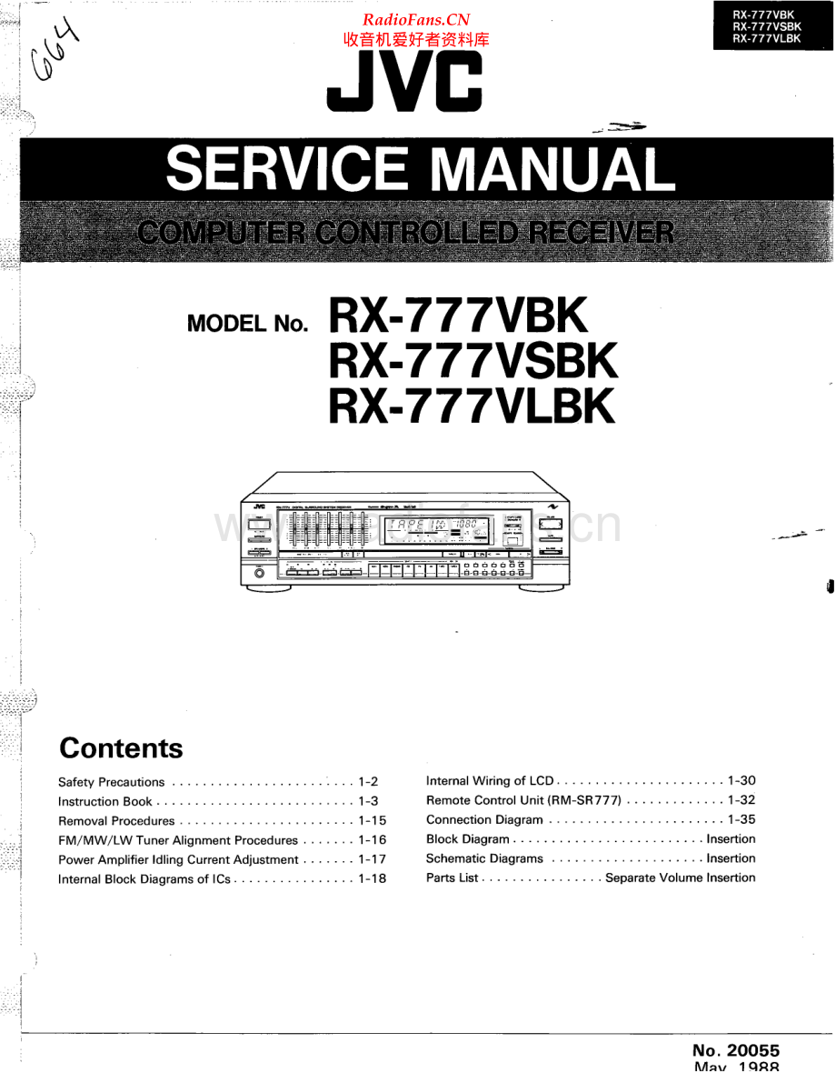 JVC-RX777VLBK-rec-sm 维修电路原理图.pdf_第1页