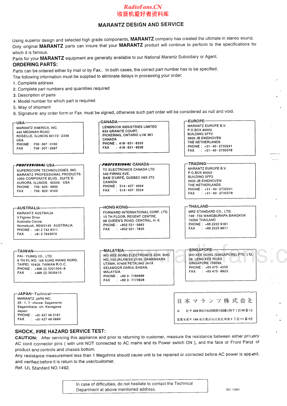 Marantz-SR66U-rec-sm 维修电路原理图.pdf_第2页